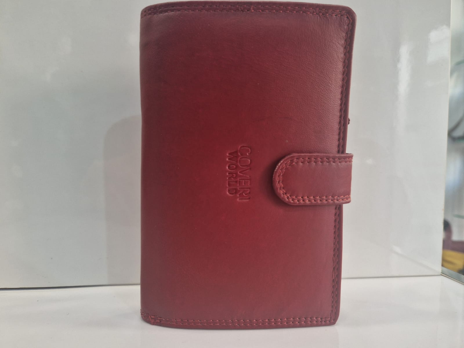 Portefeuille Portemonnaie Coveri World Homme - Cuir Véritable - Noir Avec Détails Colorés - Neuf Avec étiquettes